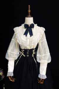 DMFS Lolita~The Heart of the Rose~Elegant Retro Lolita Skirt High Waist SK Blouse