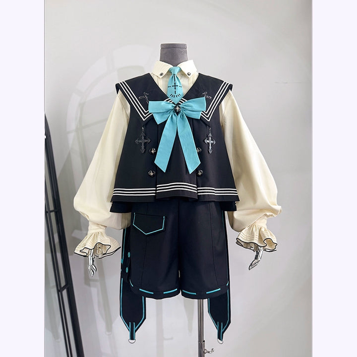 LizBird~Wizard's Guide~Ouji Lolita Suit Prince Lolita Shorts and Vest Wizard's Guide Full Set Size - S