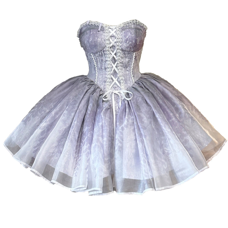 Alice Girl~Wisteria Ballet~Sweet Lolita Jumper Dress   