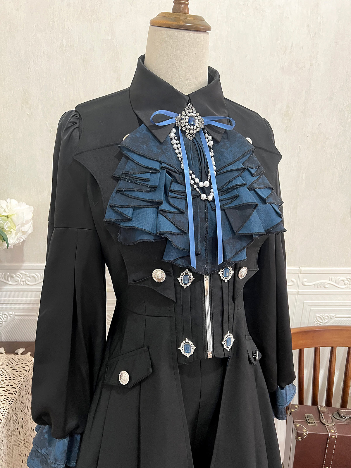 Designer's Gift - Mystique Melody - Ouji Lolita Shorts, Prince Long Vest 42738:751353