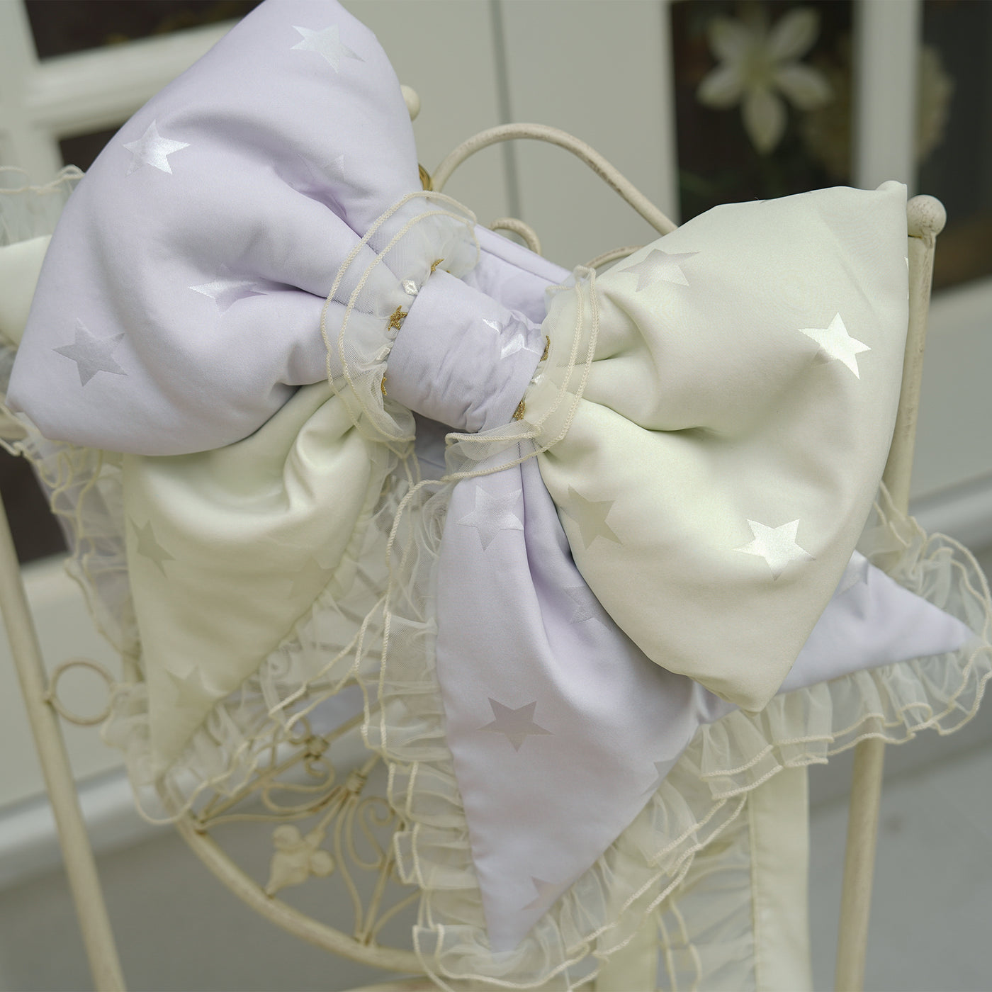 (BFM)Second YangLan~Rotating Tiger~Kawaii Lolita Accessories Circus Theme Purple yellow - bow bag S 