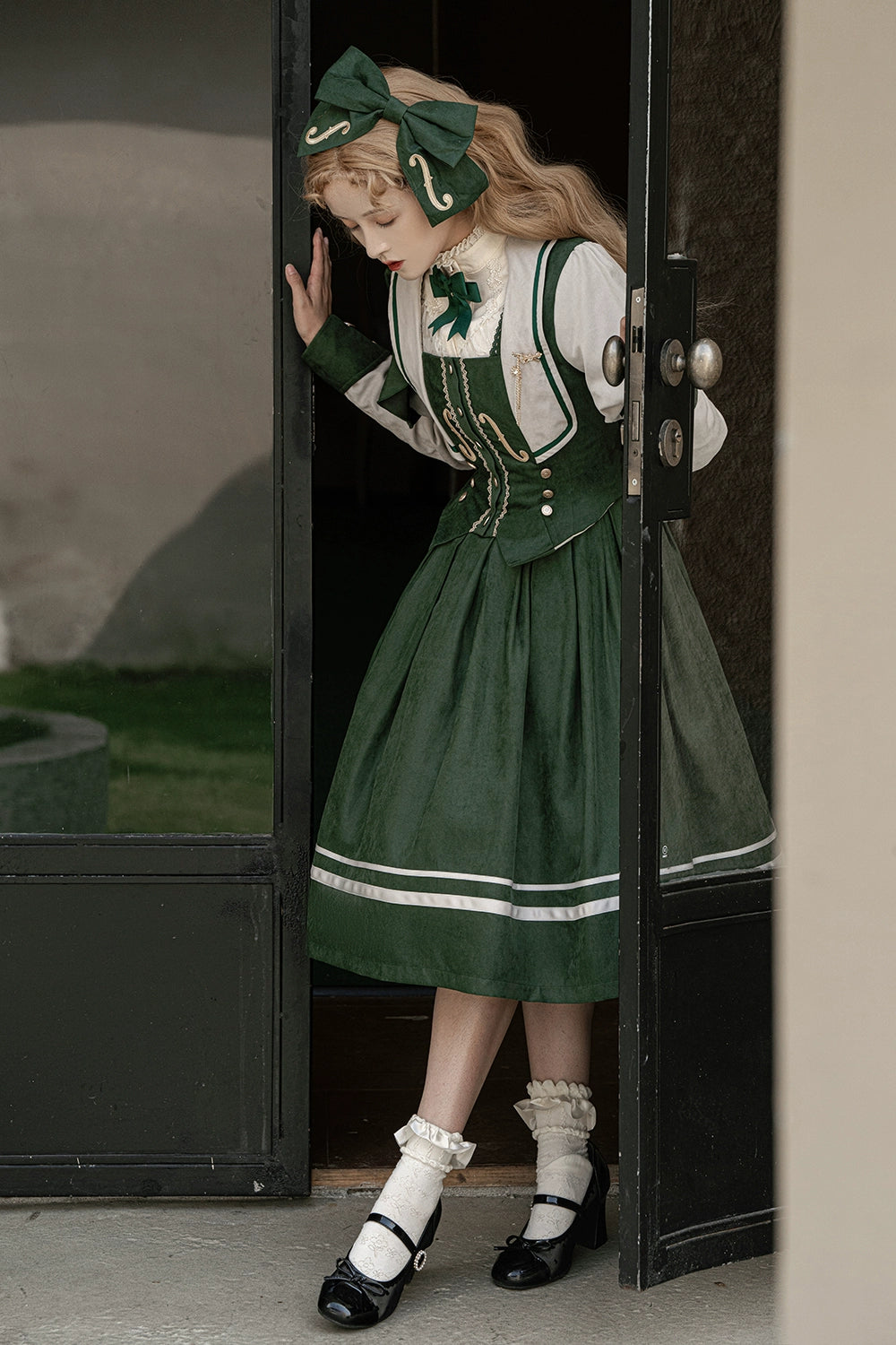 (BFM)Miss Point~Customized Lolita Jumper Dress~Elegant College Lolita JSK 32198:377398