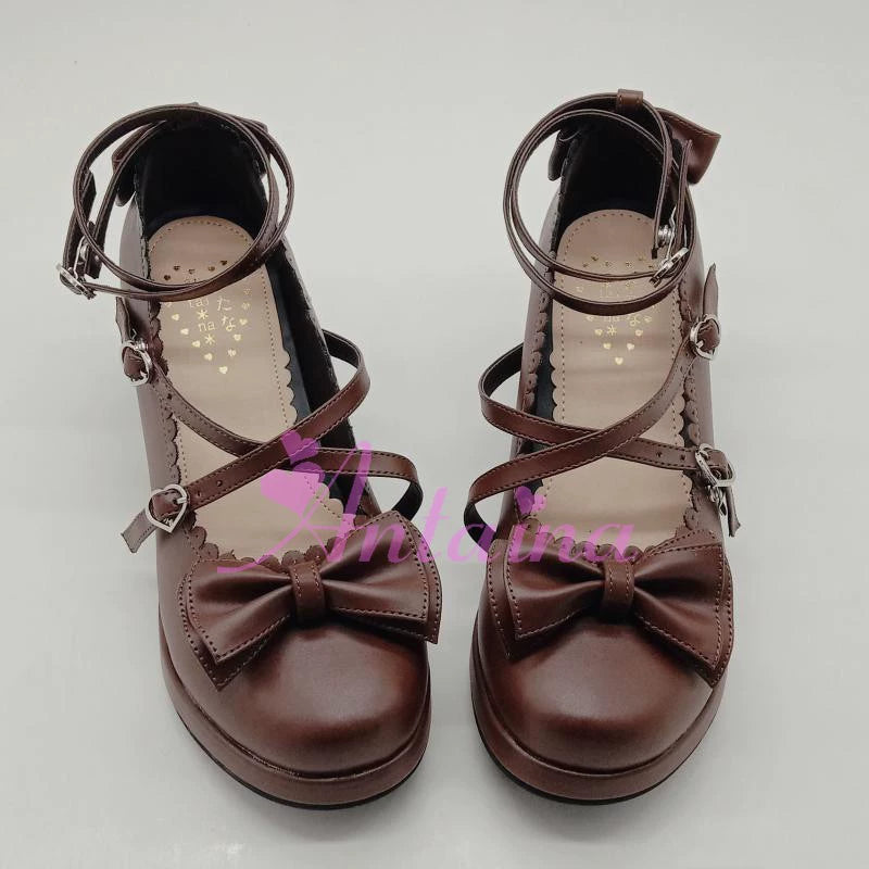 Antaina~Lolita Tea Party Heels Shoes Size 37-40 4046:573858
