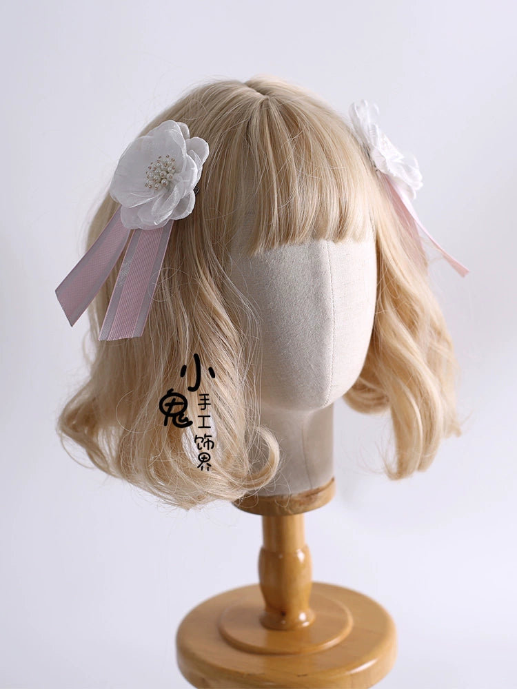 Xiaogui - Sweet Lolita Lace Headdress, Detachable Flower 40786:798636