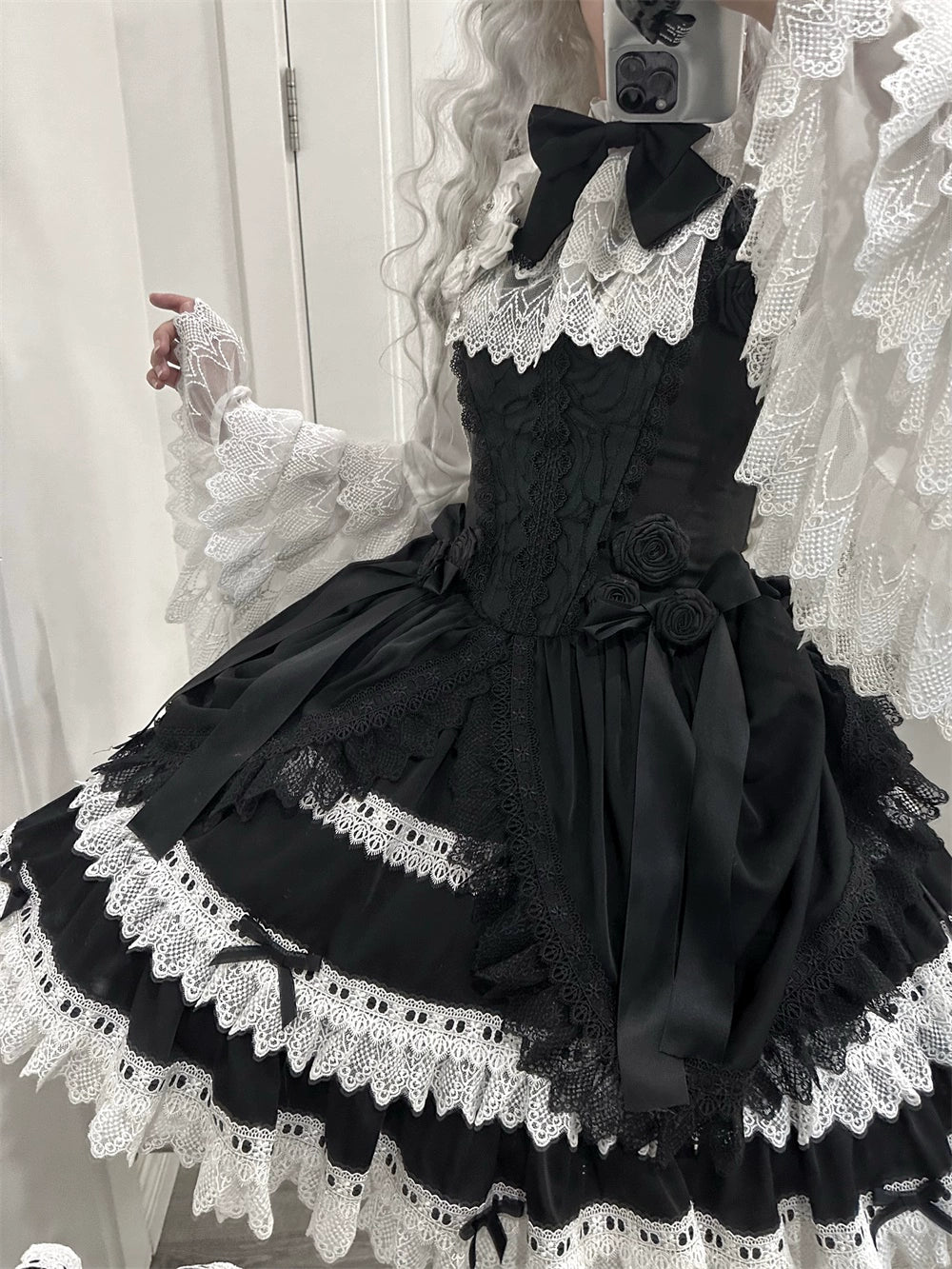 LeMiroir - Saint - Gothic Lolita Bolero Skirt Mermaid Dress Corset