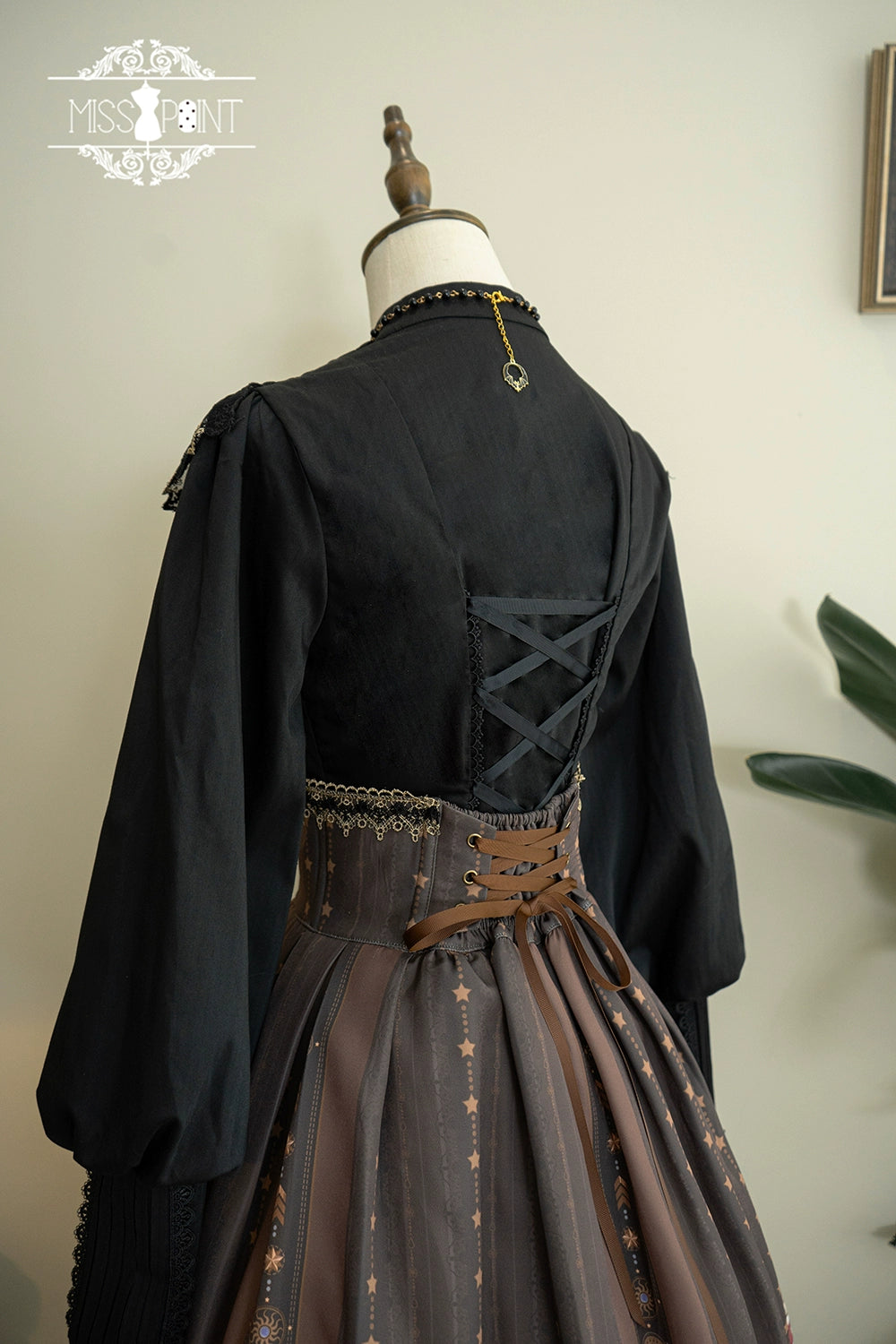 (BFM)Miss Point~Demon Hunting Notes~Elegant Lolita Blouse Ruffled Collar 33612:433994