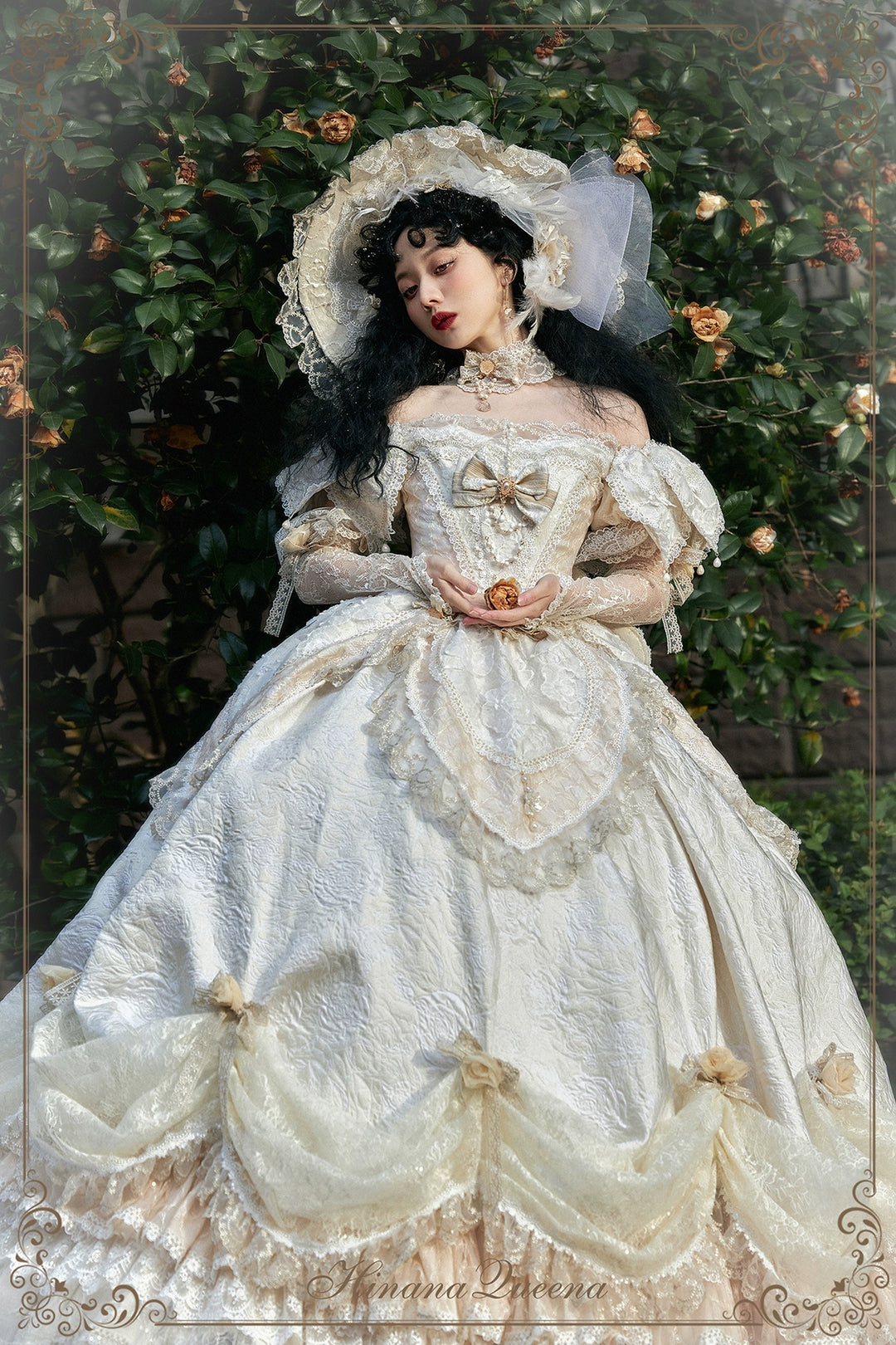 Hinana Queena~With Belle~Bridal Wedding Lolita OP Dress Available for Custom Size 41978:721628