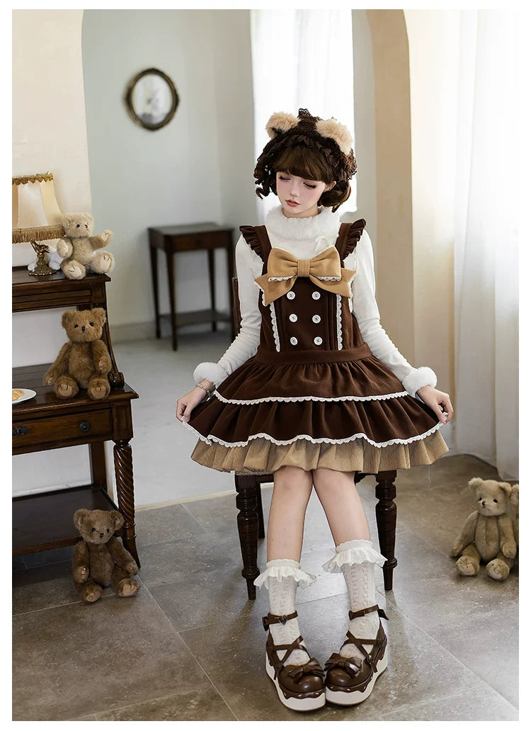 Snowlight of Tokamachi - Kawaii Lolita JSK, Animal Ear Headband 44363:806333