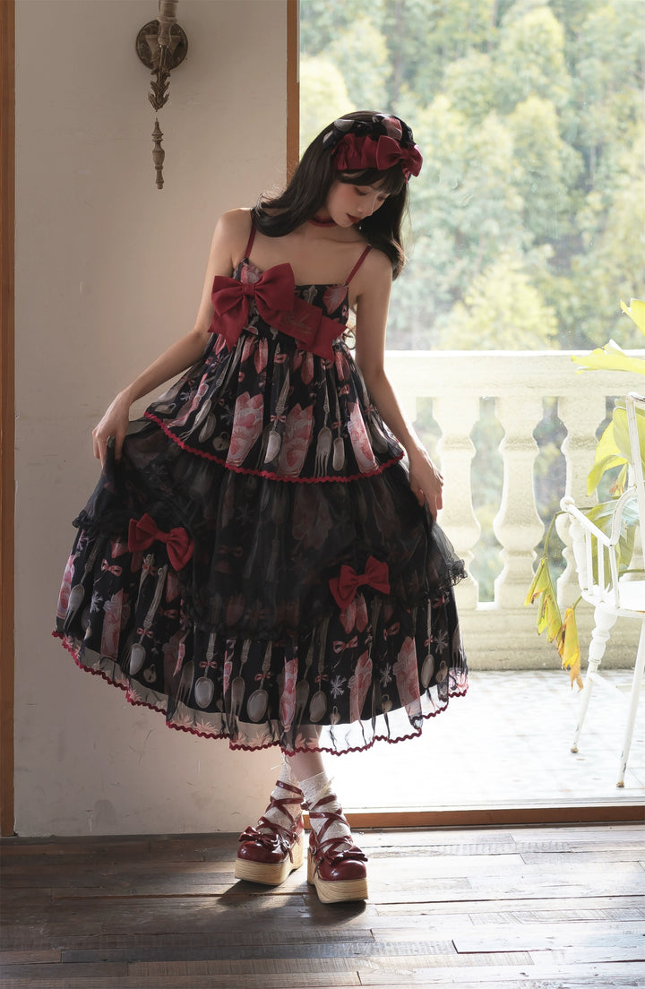 Babyblue~Strawberry Box~Sweet Lolita JSK With Strawberry Print 42972:760729
