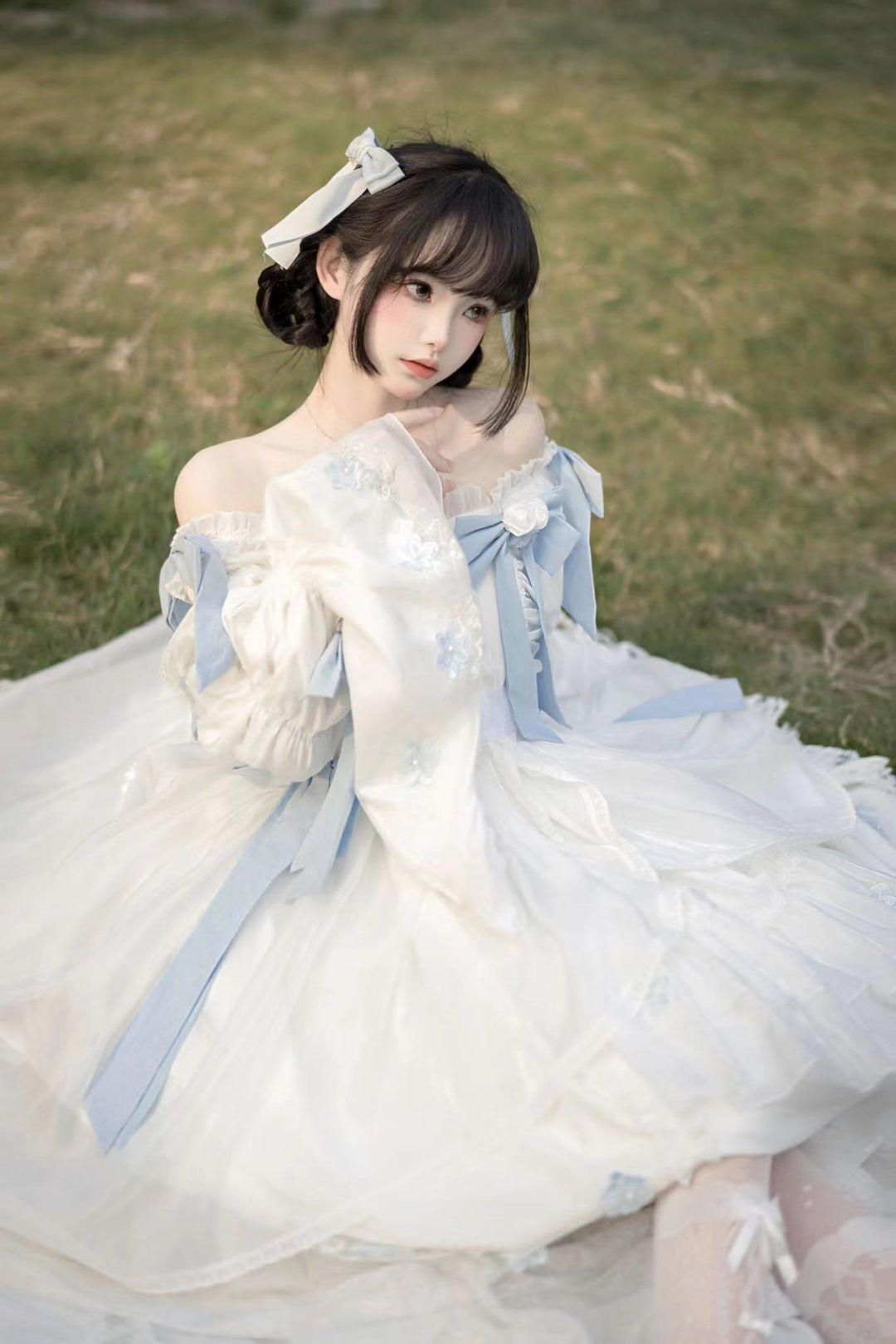 Fishing Boss~Winter Tinglan~Exquisite Lolita Princess Dress   