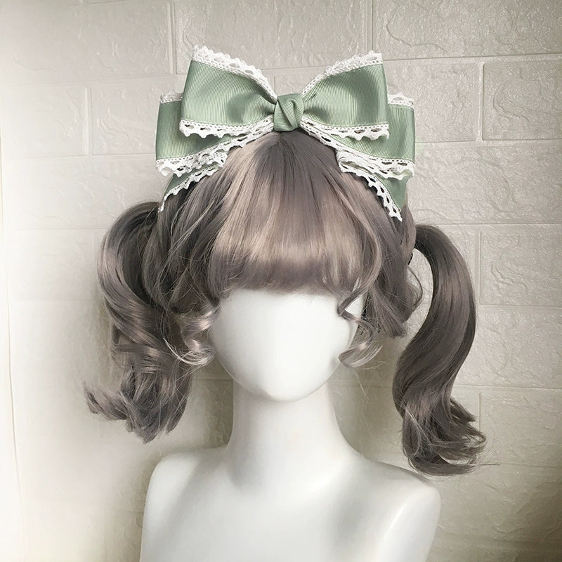 Qingyi Handmade~Sweet Lolita KC Multicolor Bow Lolita Headwear   