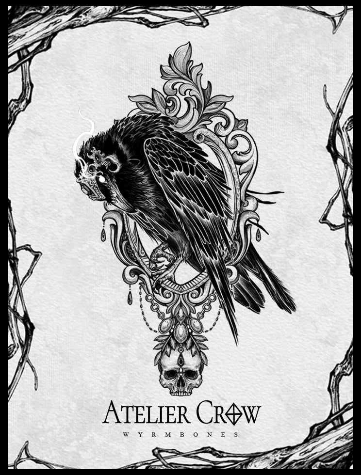 LilithHouse - Phantom Violin - Gothic Lolita Necklace, Butterfly & Bone Elements