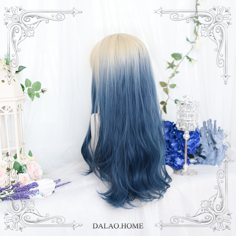 Dalao Home~Qingtan~Natural Curly Gradient Lolita Wig   