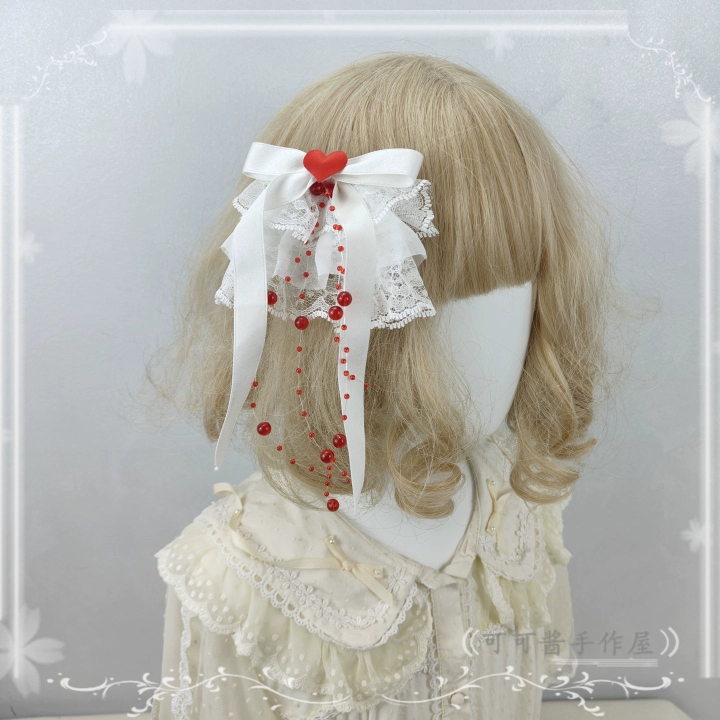 Cocoa Jam - Halloween Gothic Lolita Accessories, White Bride Style 43903:789540
