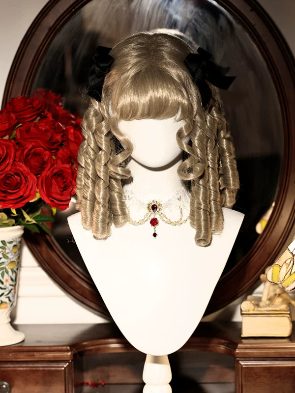 Lolita Roman Roll Wig, Shape-Resistant Fiber 44970:830325