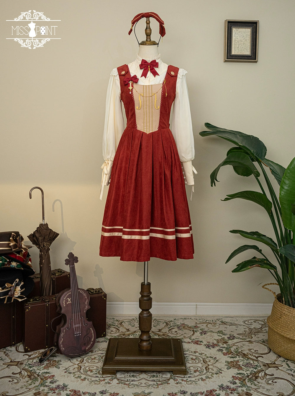 (BFM)Miss Point~Customized Lolita Jumper Dress~Elegant College Lolita JSK 32198:377450