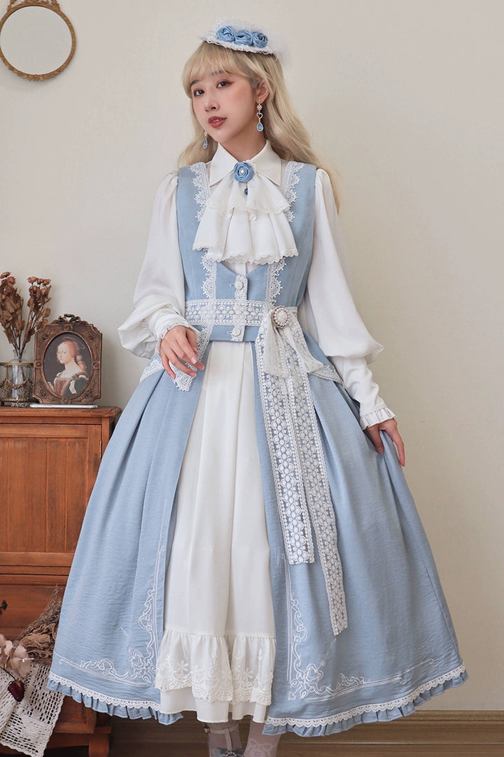 Polyhymnia~Miss Leisha~Classic Lolita Skirt Set Elegant Winter Cape   