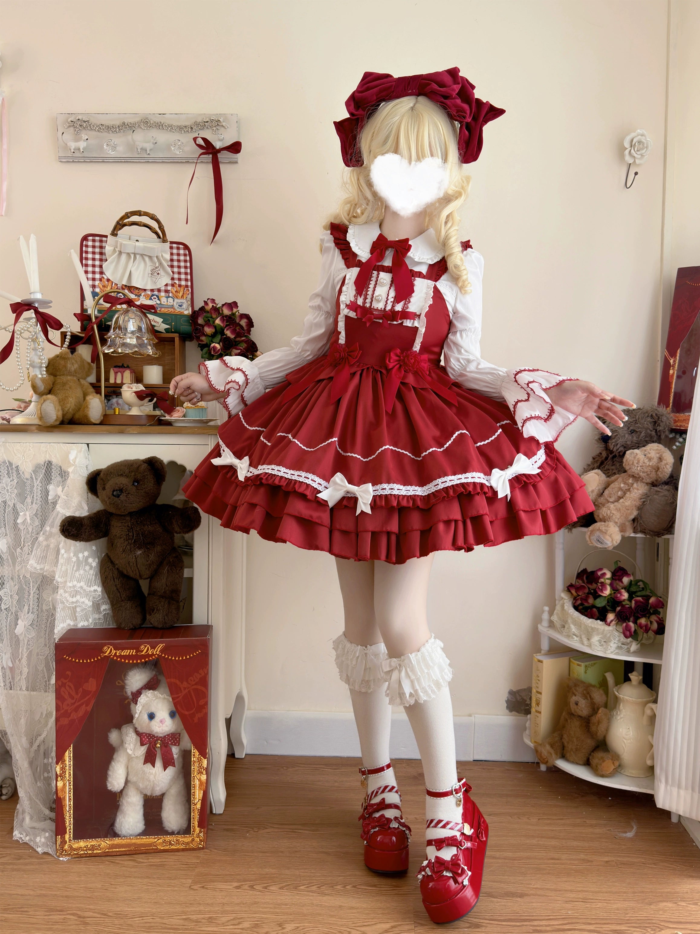 Hanguliang - Paper Shell Cake - Sweet Lolita JSK Dress Summer Dress
