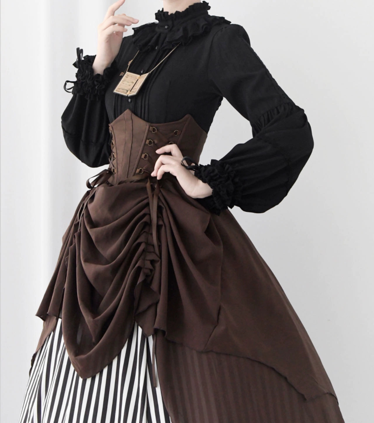 DMFS Lolita - Ever-Changing Enchantress - Classic Lolita Blouse, Tightening Hime Sleeve 44208:798669