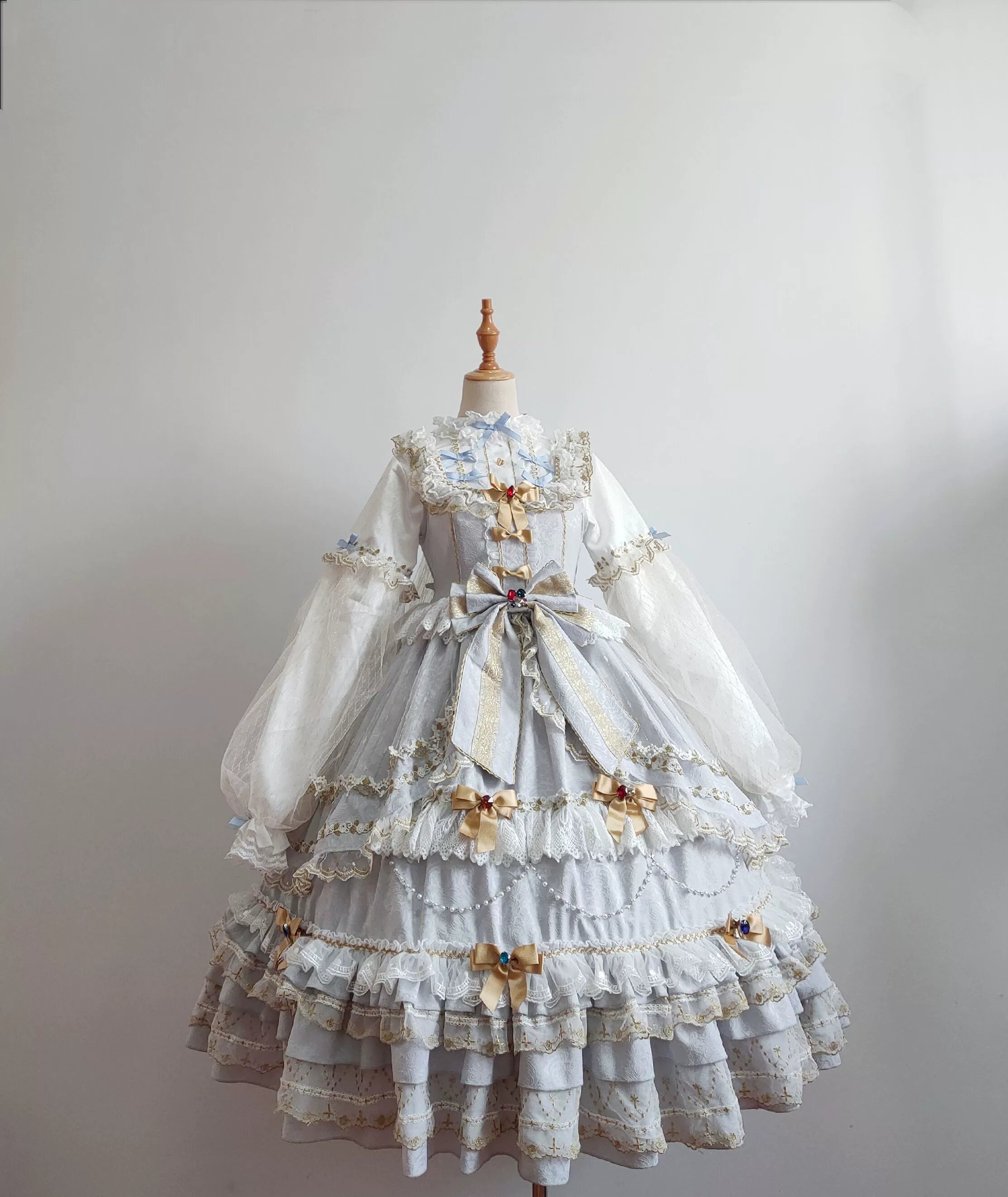 Puppet Night~Elegant Lolita Flounce Hemline Princess Dress Multicolors 19178:677988