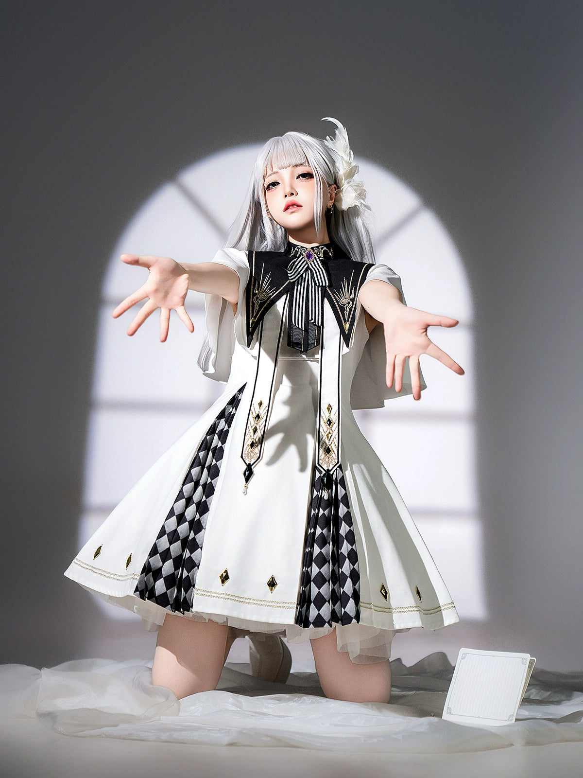 Your Princess - Eye of Truth - Elegant Gothic Lolita Dress Suit With Embroidery