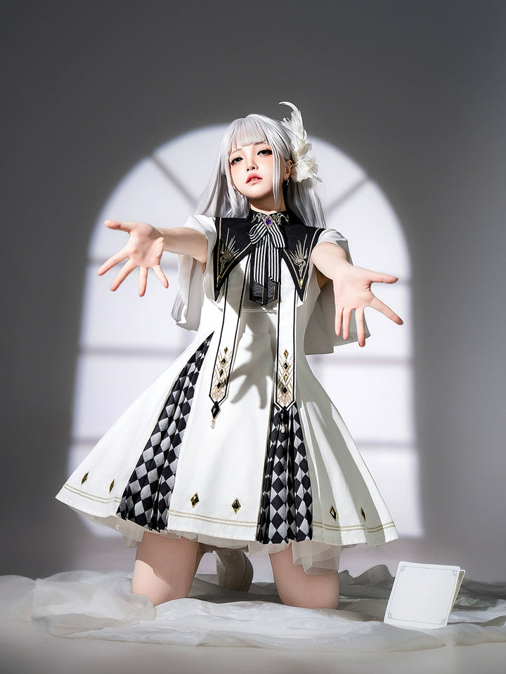Your Princess~Eye of Truth~Elegant Gothic Lolita Dress Suit With Embroidery