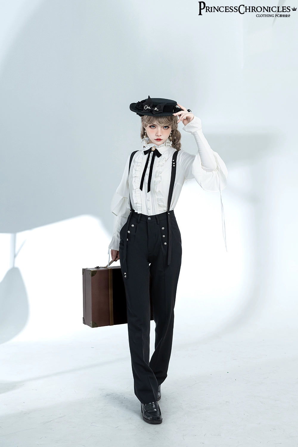 Princess Chronicles~Xuan Yin~Vintage Ouji Lolita Shirts Male Lolita Pants 39298:621166