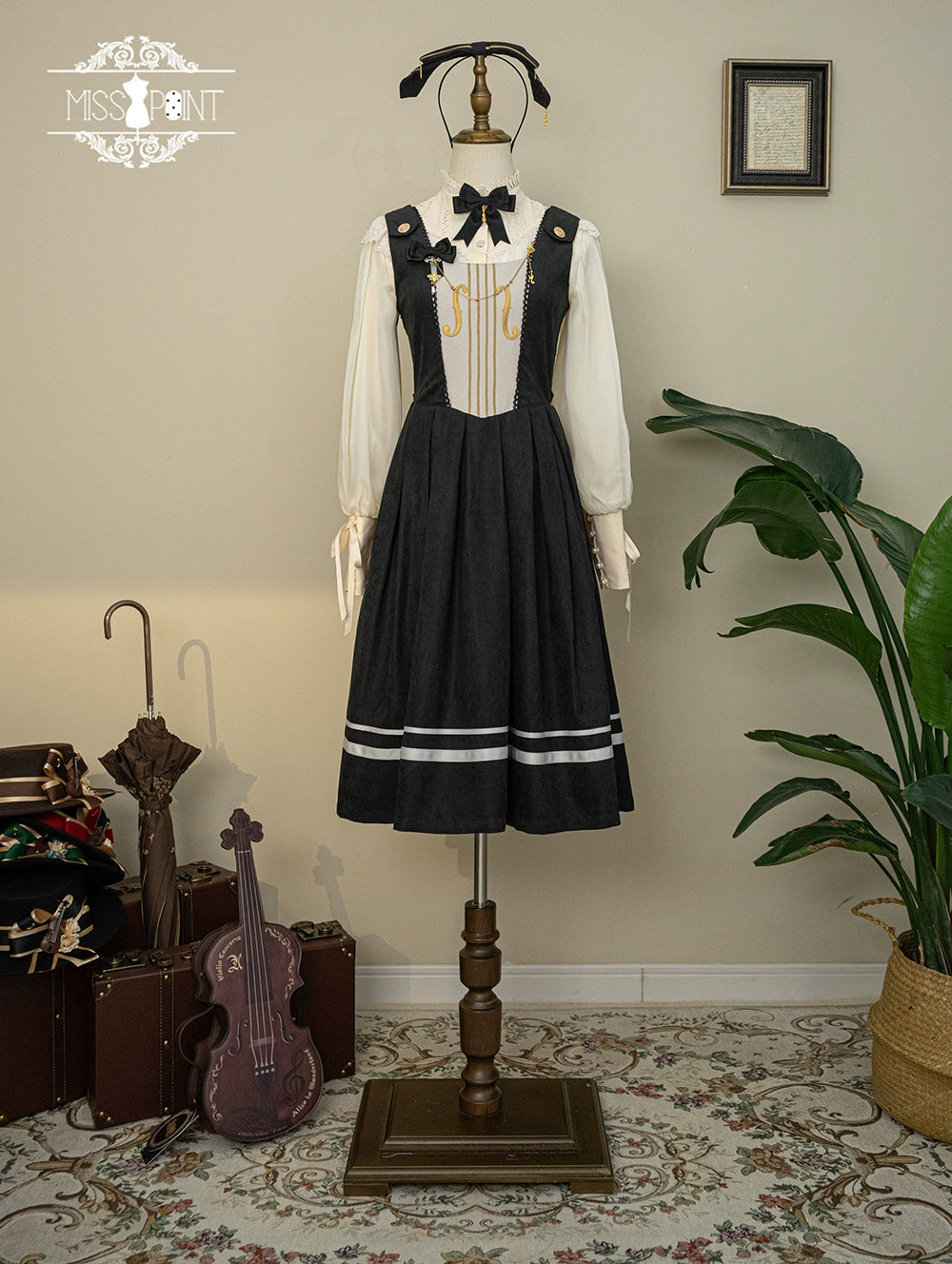 (BFM)Miss Point~Customized Lolita Jumper Dress~Elegant College Lolita JSK   