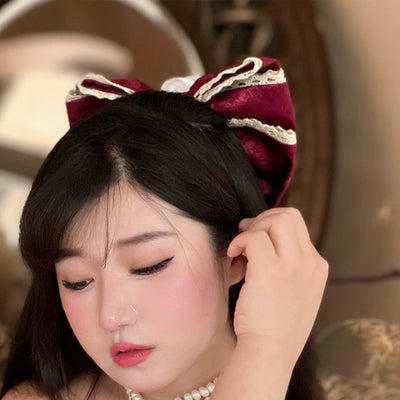 (BFM)Diamond Honey~Princess Crown~Slim Fit Lolita Dress Romantic Gown Red Headdress S 