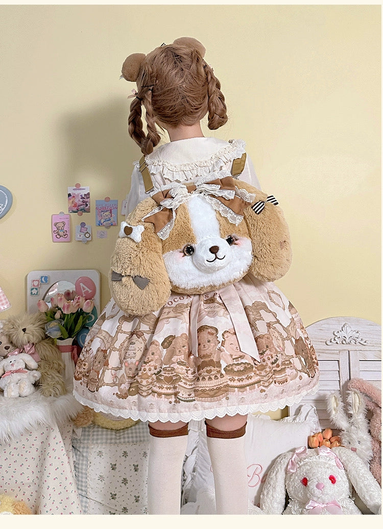 Mango Dango - Pakcoco - Kawaii Lolita Bag, Plush Backpack