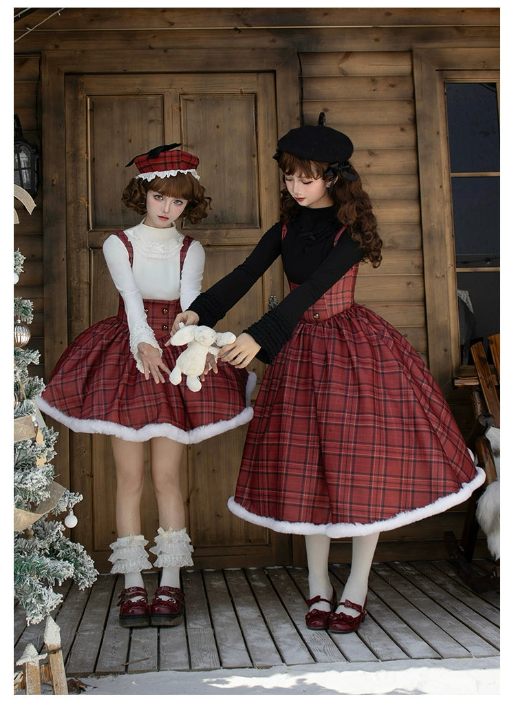 With PUJI - Snowfall - Winter Lolita Sweater Long Sleeve Knitted Innerwear 40528:670952