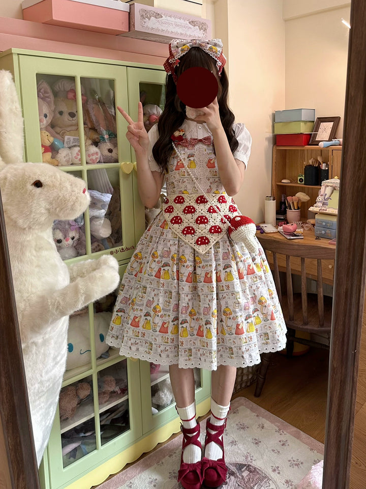 Miss Cube~Dress Up Dolls~Summer Kawaii Lolita JSK Dress Customized Size