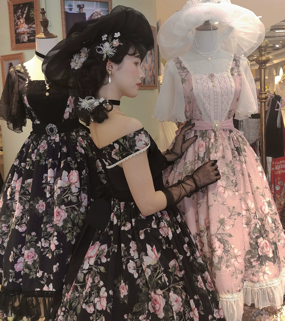 Miss Point~French Rose~Elegant Lolita JSK Dress