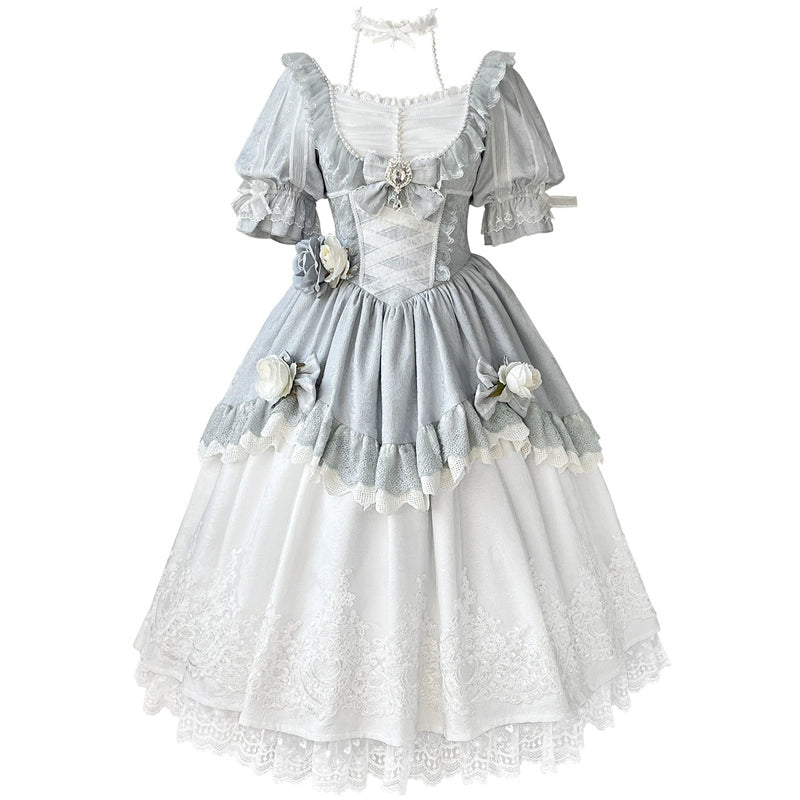 Rose Island~Fairytale Dance~Princess Lolita OP Halter Neckline Dress 40604:668330