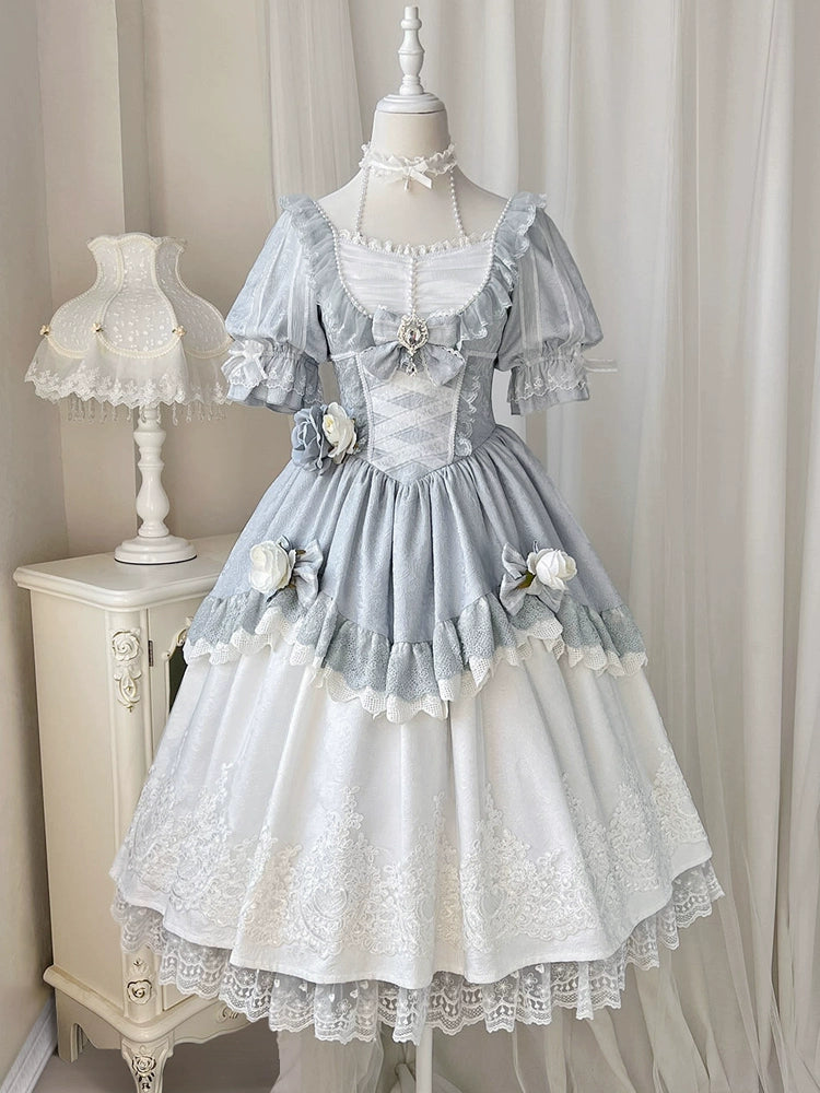 Rose Island~Fairytale Dance~Princess Lolita OP Halter Neckline Dress 40604:668344