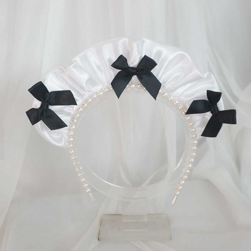 MaoJiang Handmade~Gothic Lolita Maid Headdress and Choker   