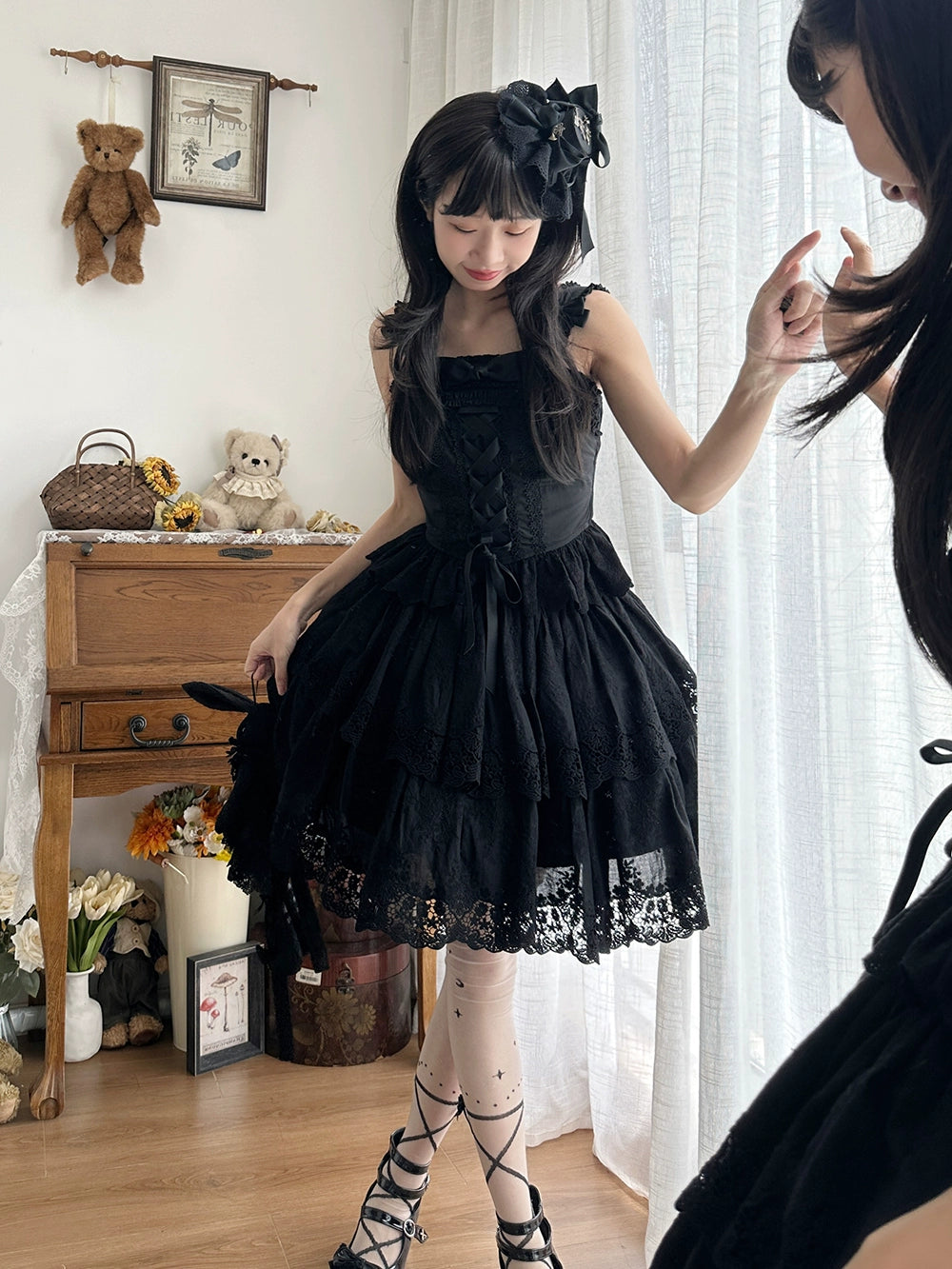 Miss Point - Forest Waltz - Classic Lolita Blouse & Multi-Tiered Ruffles SK 44233:800075