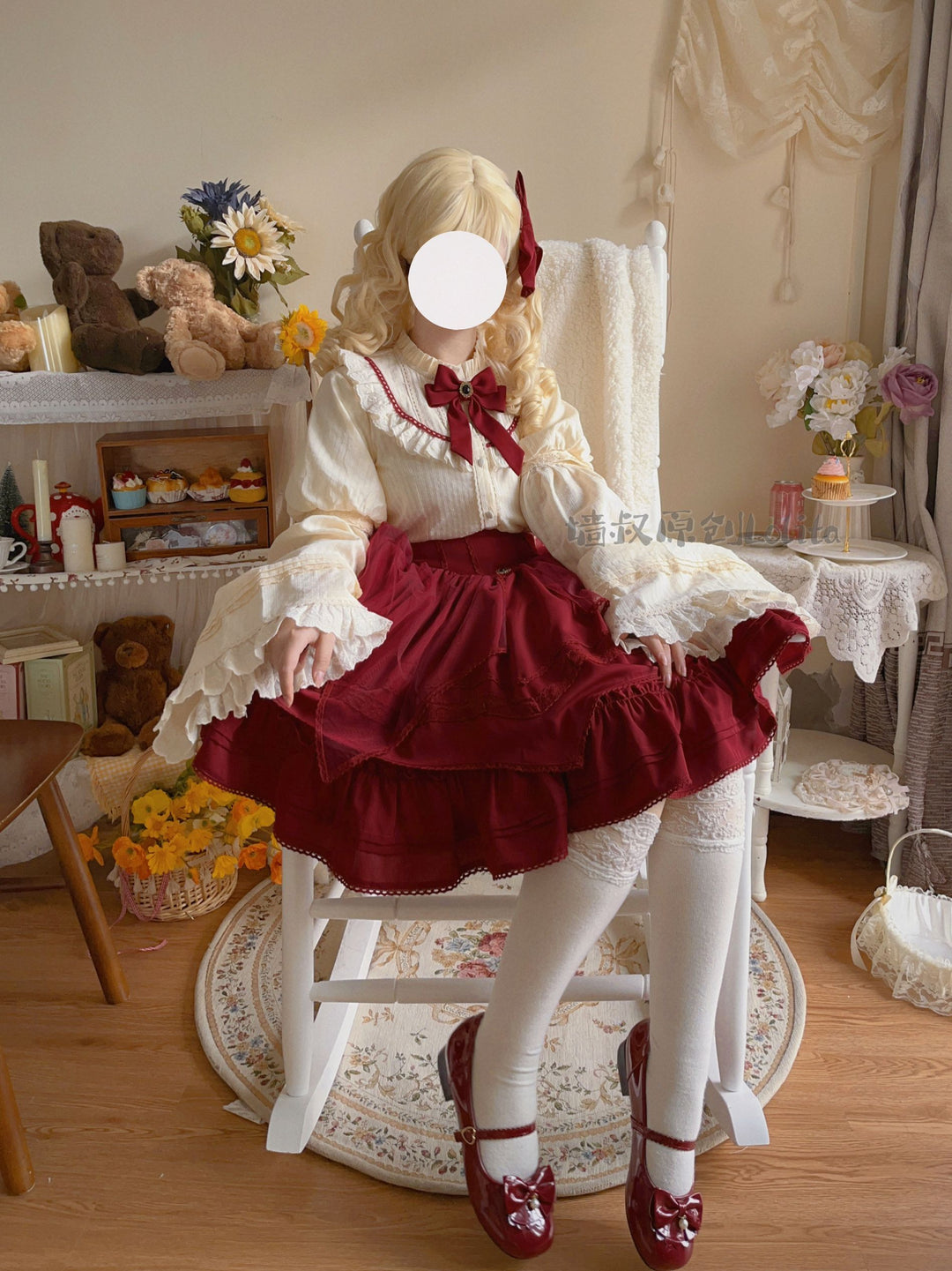 (Buyforme)Uncle Wall Original~Rich Girl~Elegant Lolita SK and Shirt   