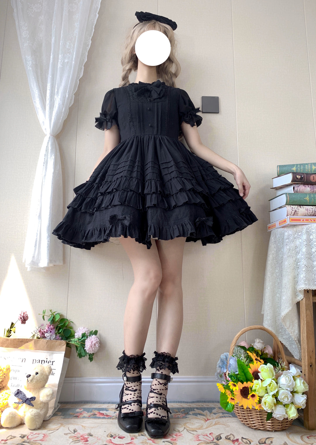 (BFM)Strawberry Witch~Elegant Lolita Jumper Dress Solid Color JSK