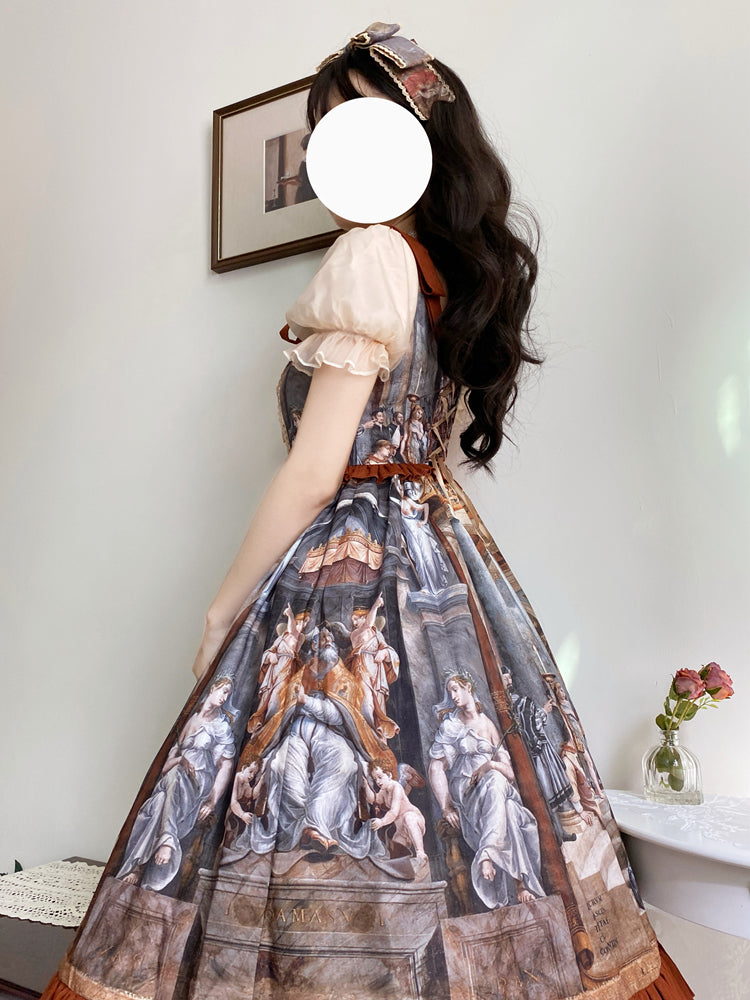 ChunLv Lolita~Constantine~Vintage  Lolita Princess Dress   