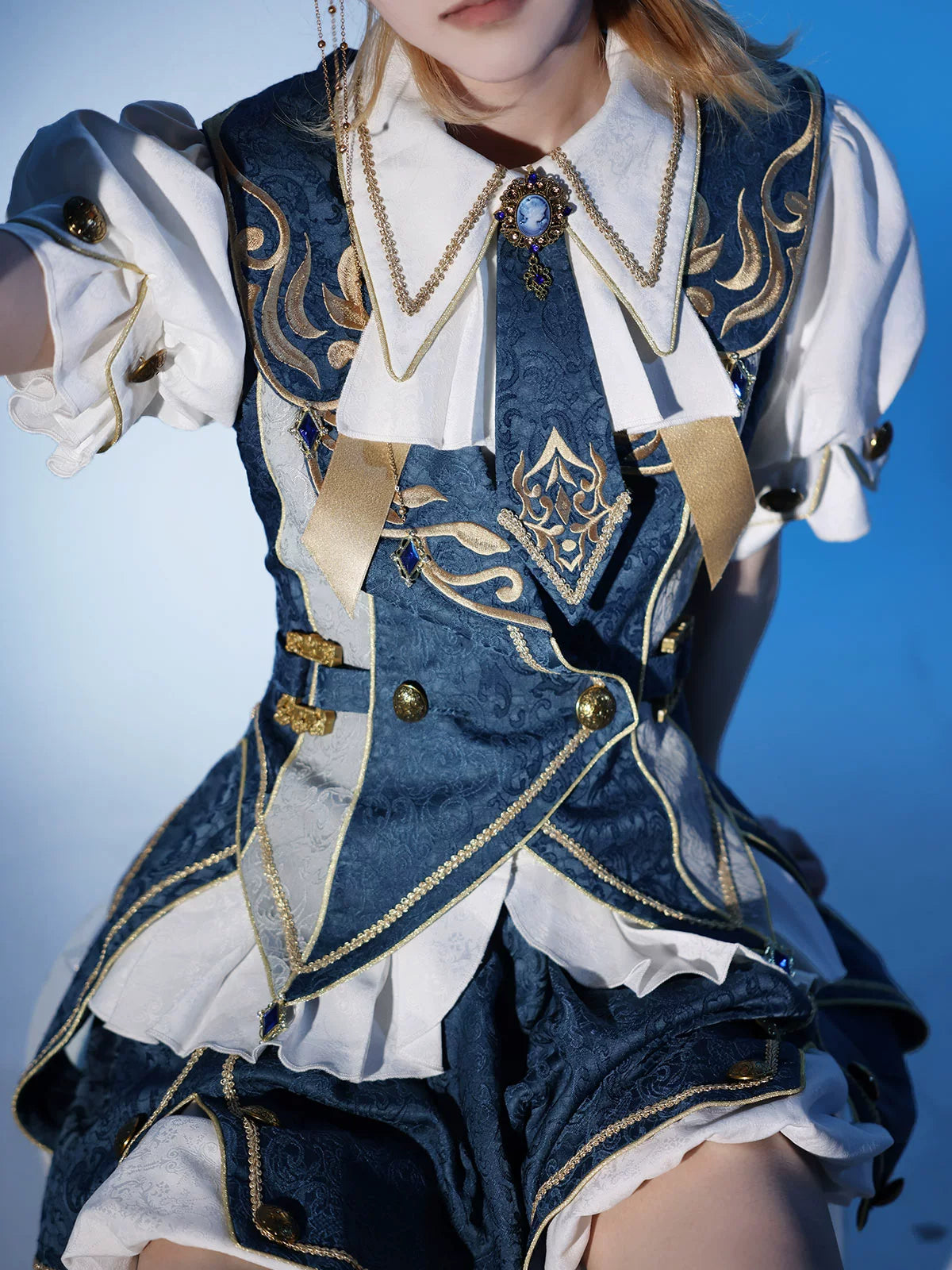Your Princess - Contract Magic - Jacquard Ouji Lolita Vest Outfit 43708:784098