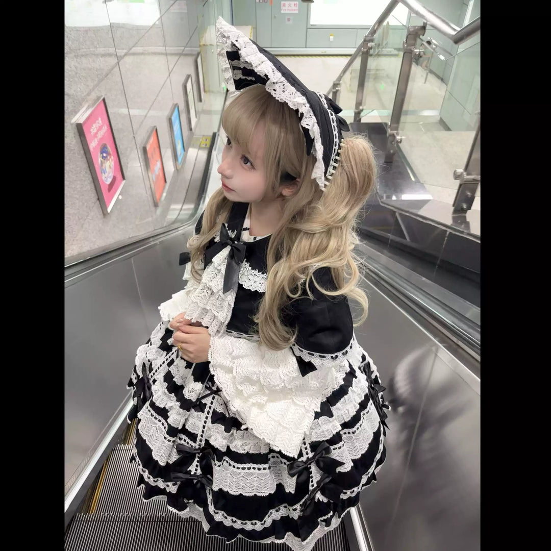 Cocoa Sweetheart~Victoria~Old School Lolita Dress Sweet Doll Lolita JSK Suit