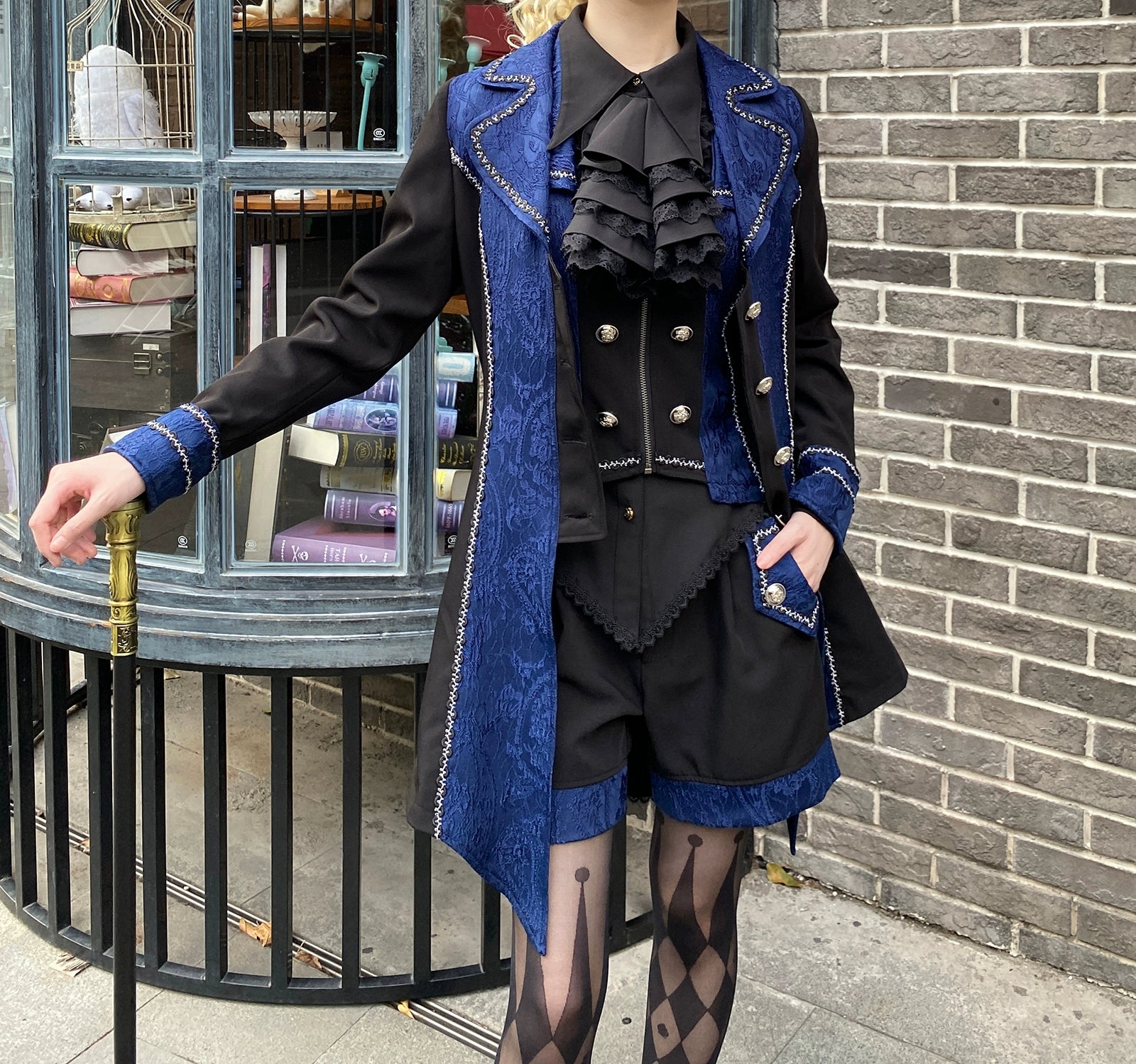Oath of the Chapter - Ouji Lolita Suit Embroidered Prince Vest Shorts Coat 40532:661860