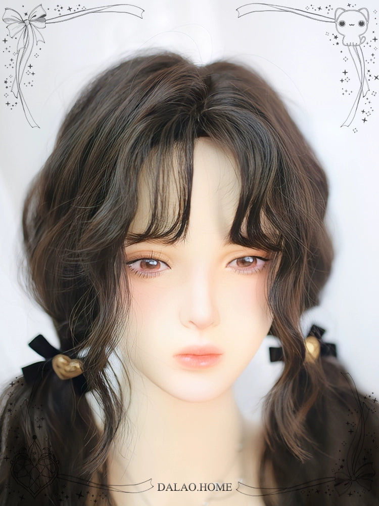 Dalao Home~Fallen~Lolita Curly Wigs Wool Roll Long Hair   