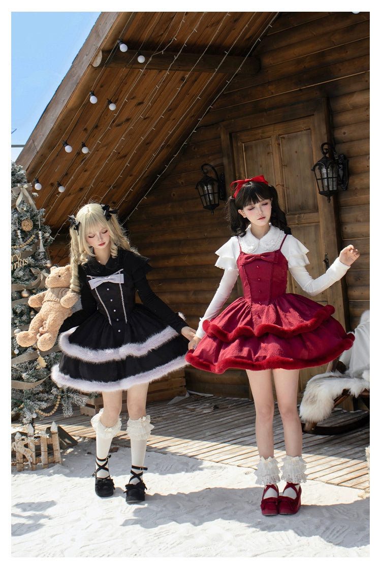 With PUJI~Sweet Lolita Innerwear Autumn and Winter Lolita Sweater