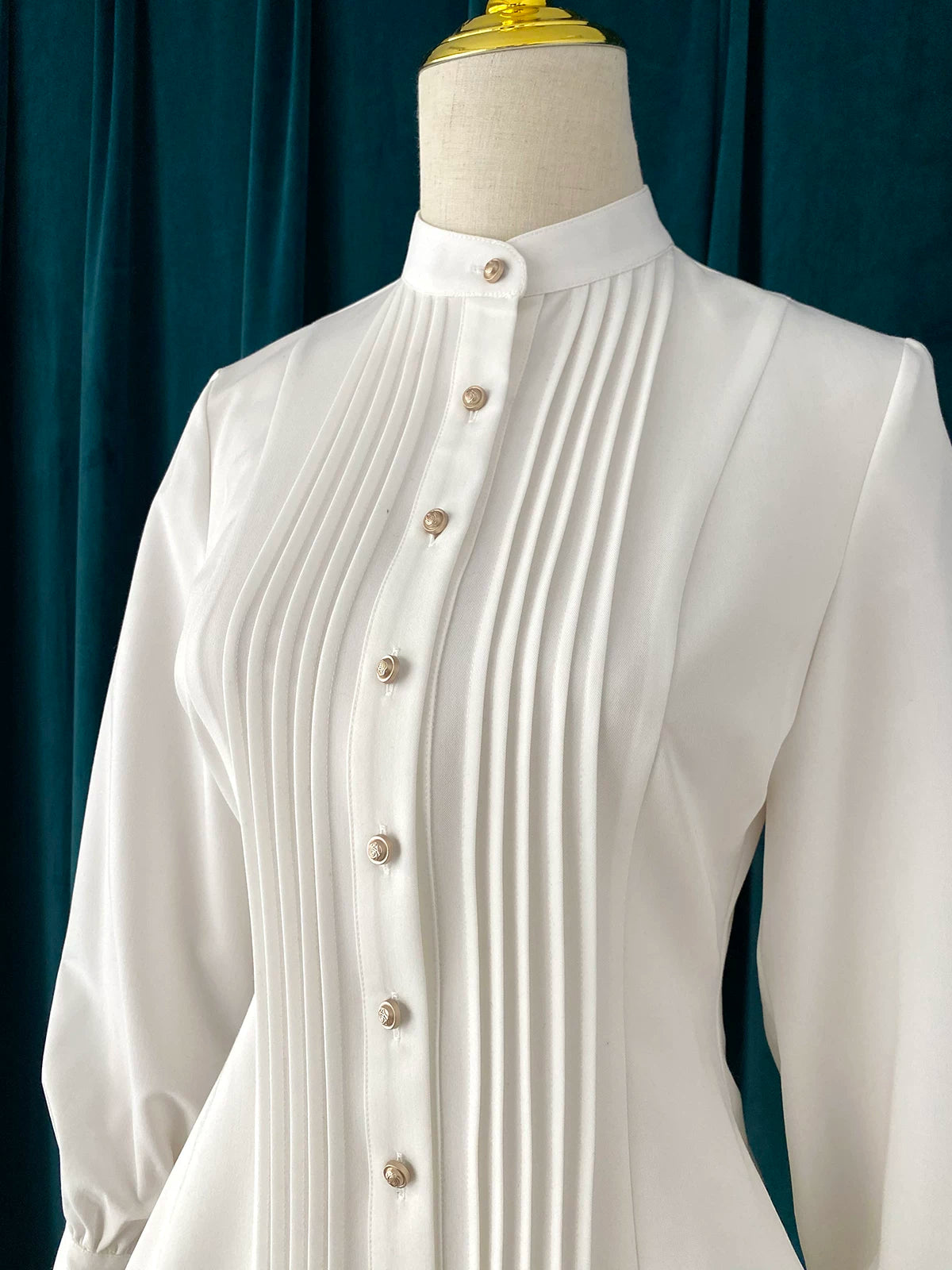 Silence Poem - Classic Lolita Long Sleeve Shirt, Detachable Jabot 44553:813087