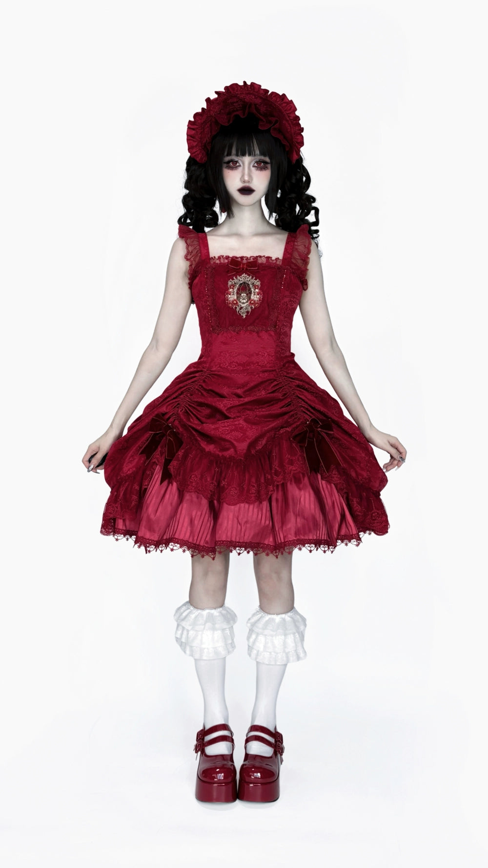 Moon River - Moonlit Spider - Gothic Lolita SK & JSK Dress Outfit Set 44232:799719