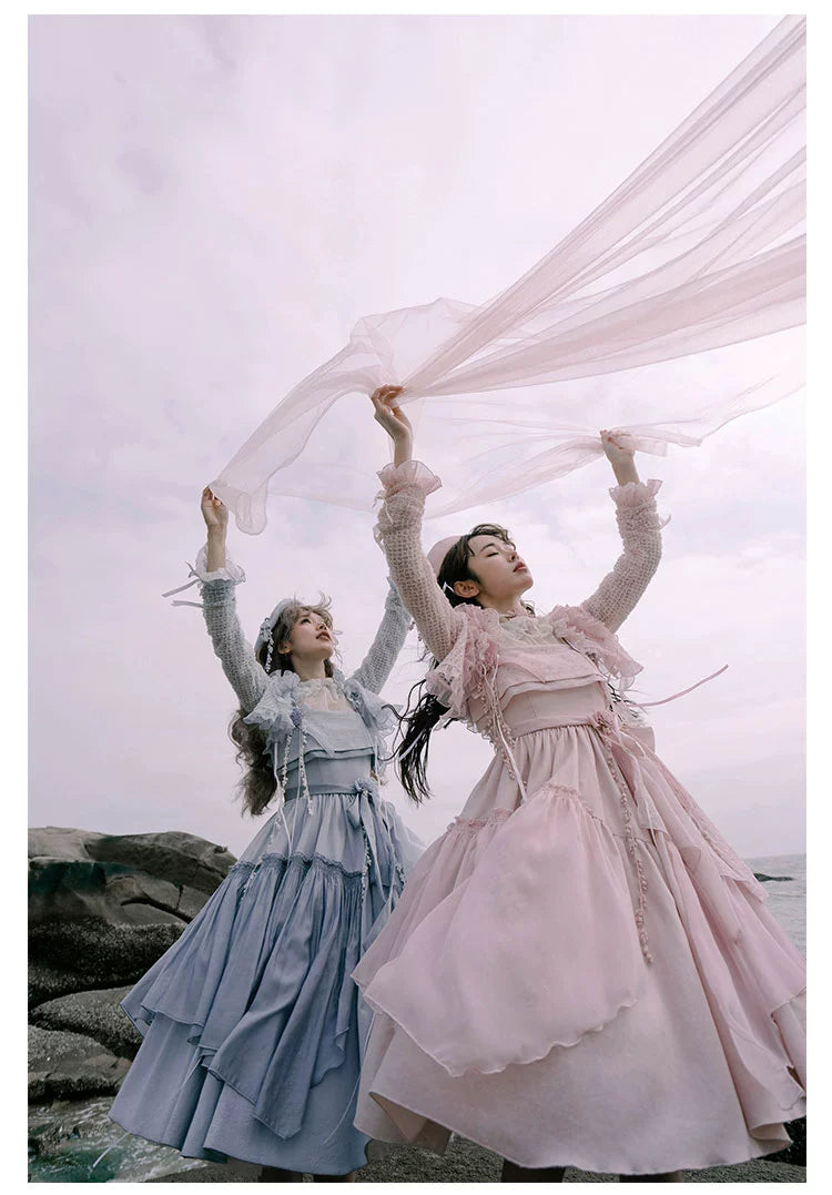 Nuit De Cellophane~A Thousand Moonfalls~Elegant Lolita JSK Dress Thin Cardigan 38166:581790