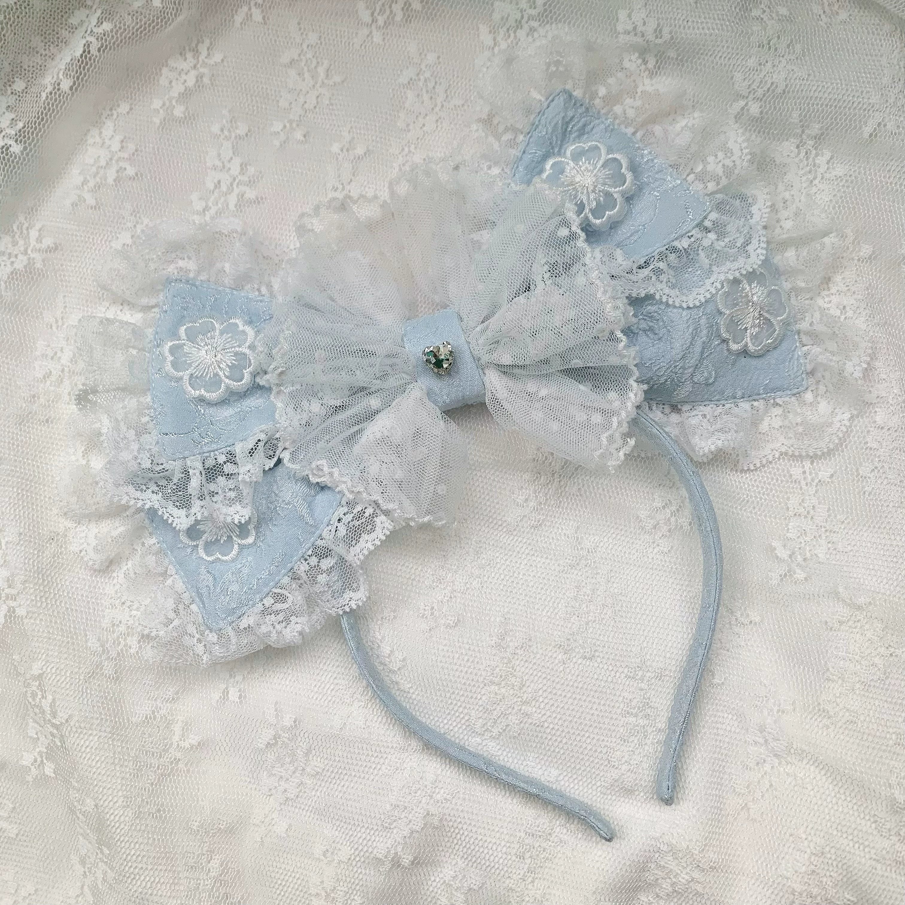 Flower Banquet - Wishing Star - Sweet Lolita Blouse Princess Sleeve Shirt and Accessories (F L M S XL) 41858:716110