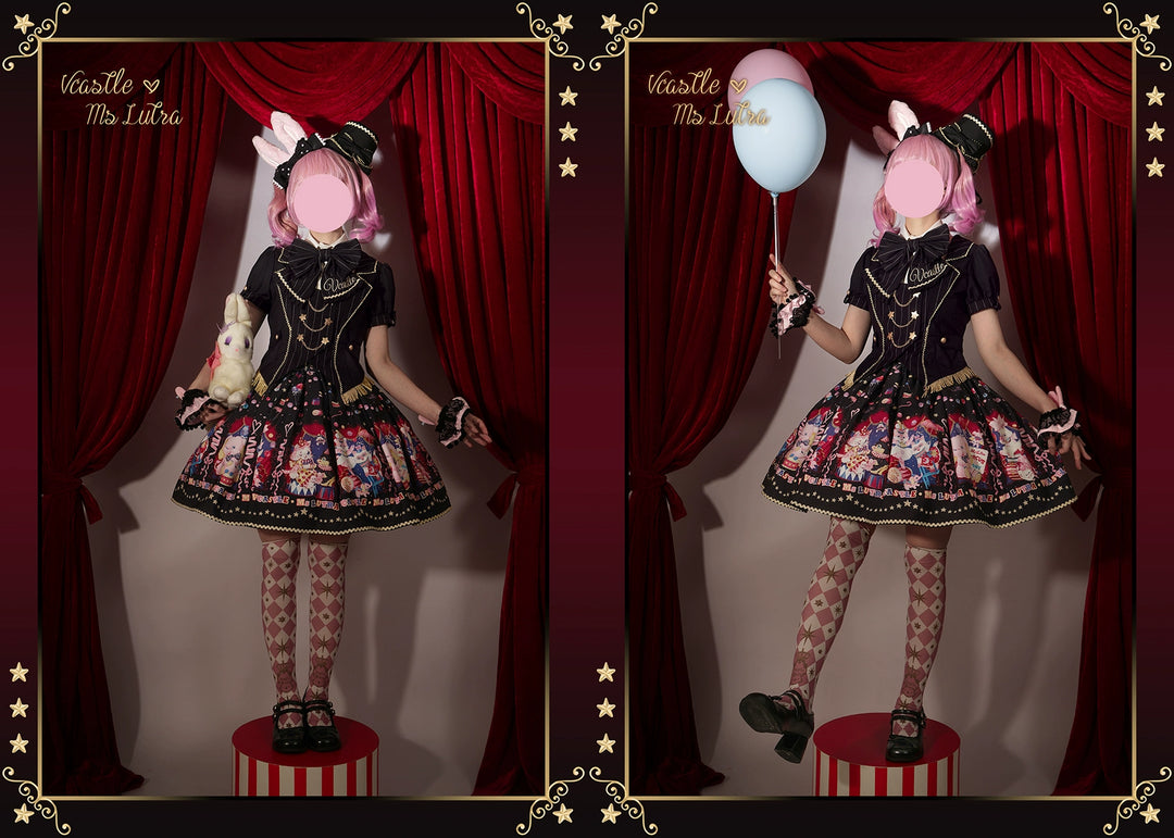 Vcastle~IP Collab Sweet Lolita Salopette and SK 40848:681932